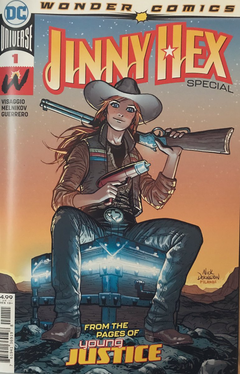 @BackintheBronze No but I picked up Jinny hex for my last #comicbook for #ncbd & 2020! Not what I expected....been wanting a cool western read since @DynamiteComics Lone Ranger! So it was 😑 but I’d give the series (if it does arrive) a chance 👍 #dccomics