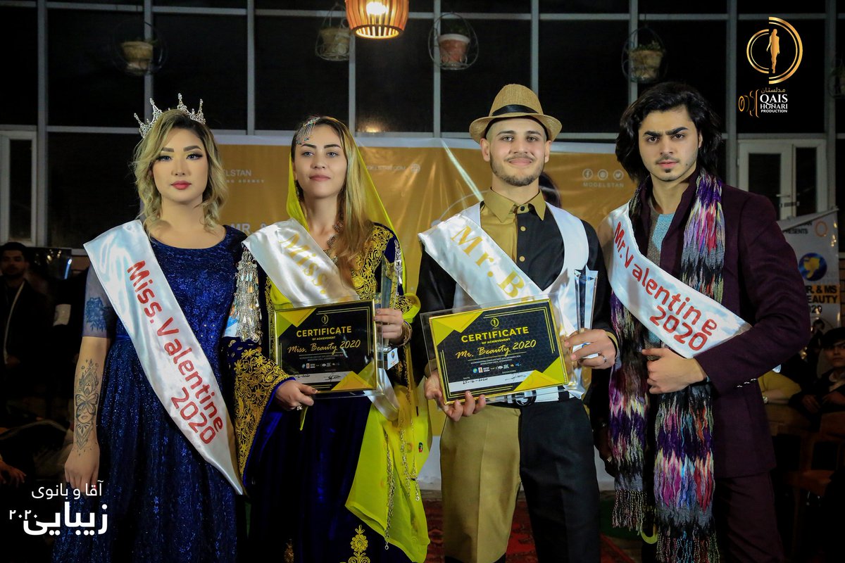 Modelstan1's tweet image. آقا و بانوی زیبایی ۲۰۲۰ .
مدلستان افتخار دارد که برای بار سوم برنامه زیبایی در افغانستان برگزار می‌کند و این در حالیست که افغانستان یکی از ناامنترین پایتخت های دنیا می‌باشد 
#مدل #مدلینگ #مدلستان #model #kabul