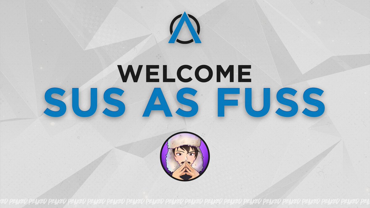 peakedGG's tweet photo. Loving the energy for the start of the year so far!

You guys have asked, and we couldn't ignore the hype for an amazing first recruit of 2021. 

Welcome @sus_as_fuss to the family, we are glad to have you on board.

#PKDsus https://t.co/IxAiBN2TNq