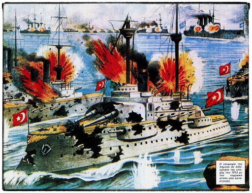 On This Day In 1913, The Georgios Averof Devastates Ottoman Navy In The Battle For Lemnos - Greek City Times