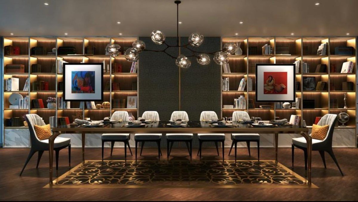 gaurikhan's tweet photo. First Handover of 2021 #turnkey project . Turn your library into a design feature with #GauriKhanDesigns. https://t.co/VaPVETfWEO