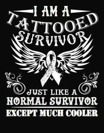 20_survivor_11's tweet photo. My favorite meme ever. Who else here is a tattooed cancer survivor?
#cancer #cancersurvivor #tattoo #MEMES #fuckcancer #Cancers #testicularcancer #chemotherapy #staystrong #livestrong #killcancer #Survivor #9yearsstrong #testca #CancerResearch #cure #hope #stage4 #curecancer https://t.co/wCeWVqCmOZ