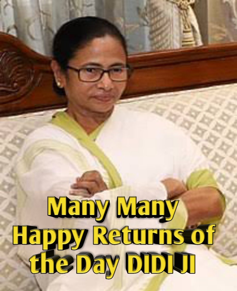 MAHARASHTRANE12's tweet photo. @MamataOfficial @AITCofficial @MAHARASHTRANE12 @maharashtrane13 Honble Respected Mam Shrimati. Mamta Banarji Ji   Happy Birthday to you 

From.  Akbar Khan 
Editor in Chief 
MAHARASHTRA SAMACHAR https://t.co/oq7v6Nms3y