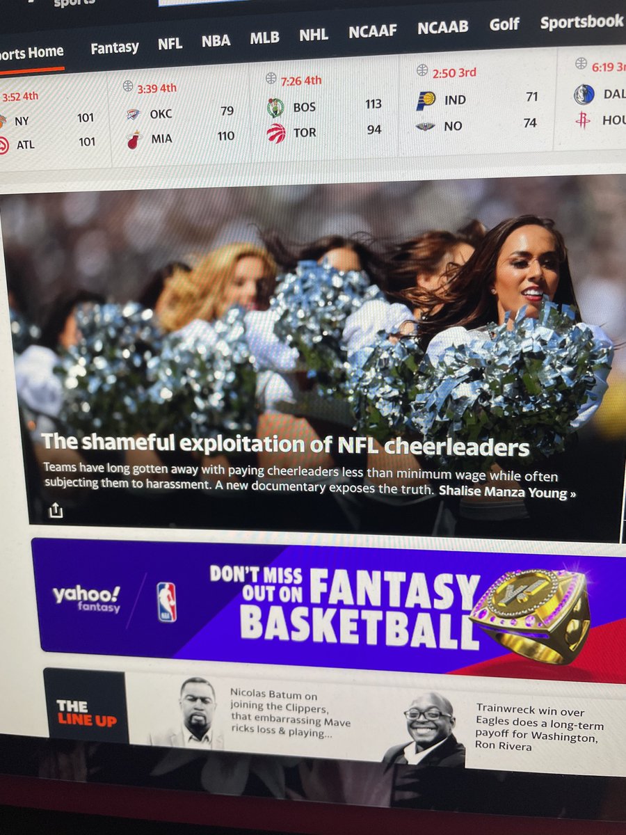 yuisrain's tweet image. .@makotoyogi sent me this earlier of the front page of his fantasy basketball login! Thank you @shalisemyoung for the great write-up yahoo.com/now/documentar… #AWomansWorkPBS #AWomansWorkDoc