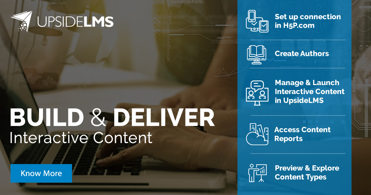 Invincetech's tweet image. With UpsideLMS, create, share, and reuse interactive HTML5 content in more than 20 different formats without any additional integrations!

Visit our website to learn more: bit.ly/2XbSWoc

#LMSFeature #ContentAuthoring #AiLMS #UpsideLMS #training #learninganddevelopment