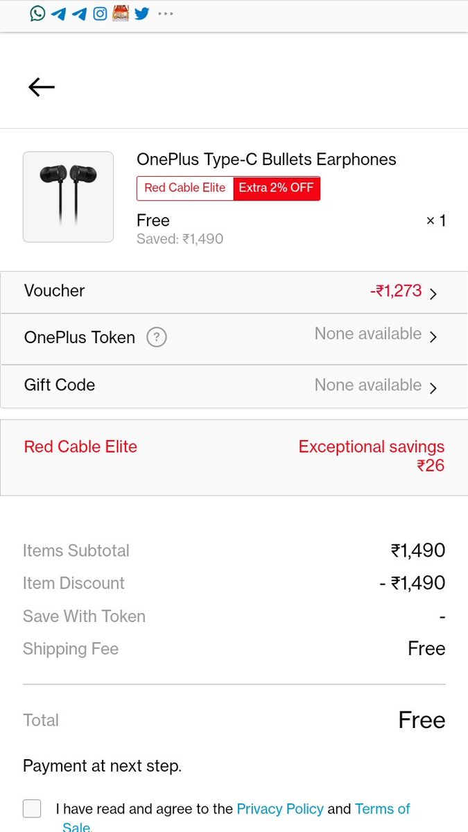 theoneplusclub's tweet photo. #TheOnePlusClub_Giveaway3 ✊✌

We are Giving Away 1 Voucher Of "Free OnePlus Type C Bullets" To 1 Winner.

Steps To Participate :

1. Follow @theoneplusclub 
2. Visit Our Profile, Like ♥️&amp; RT 🔃 Pinned Tweet.
3. Like ♥️and RT 🔃This Giveaway Tweet.

Result After 400 RT 🔃 (1/2) https://t.co/k0IhKmcRBh
