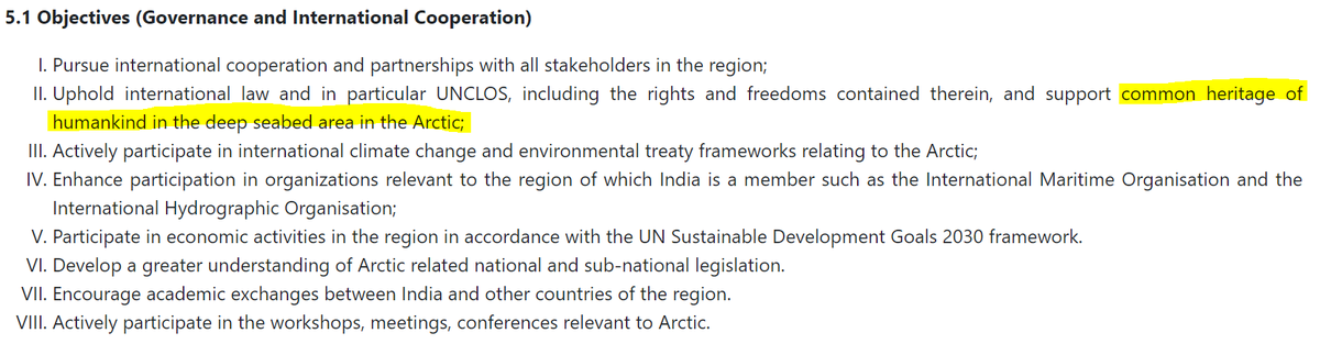 clarity wrt 'global' commons of  #Arctic