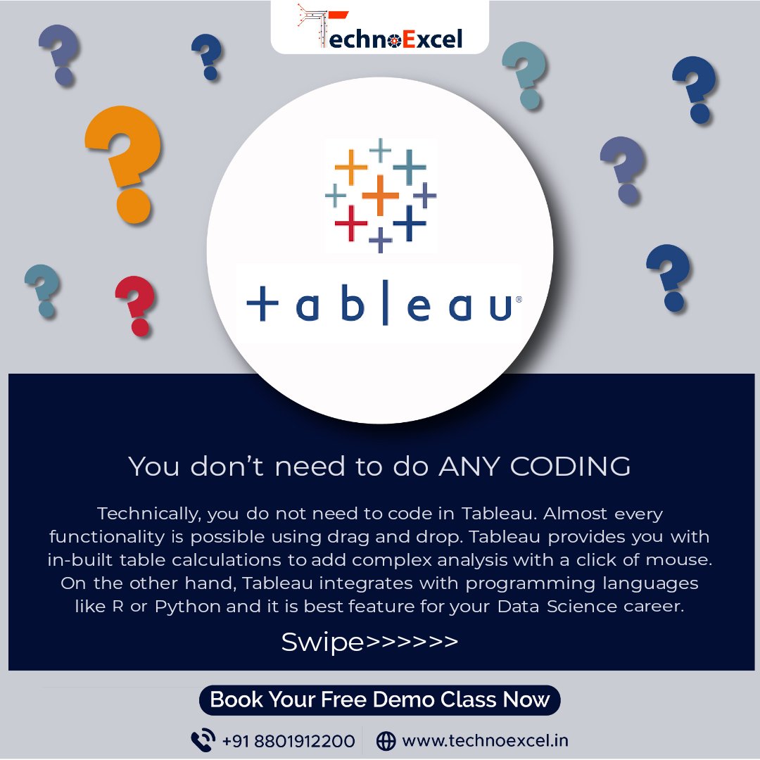 TechnoExcel's tweet image. 5  More Reason to use tableau !!
Swipe left and learn more &amp;gt;&amp;gt;&amp;gt;&amp;gt;
Like.Comment.Share

Comment more reasons to choose tableau !

@technoexcel 
#tableausoftware #takeaway #tableau #tableaux #excellife #exceltipsandtricks #Funfacts #factsonexcel #christmas #ai #artificialintelligence