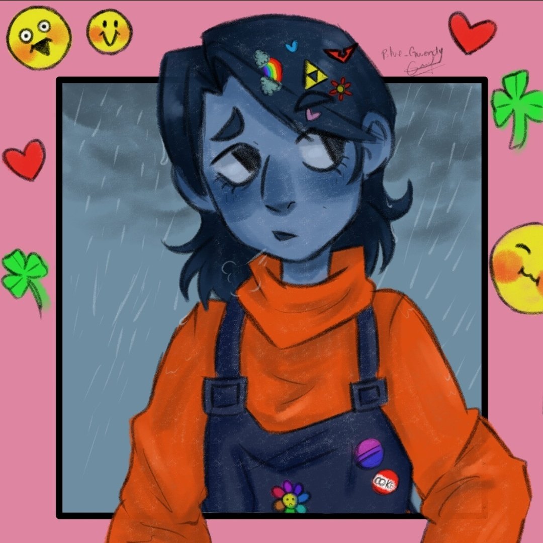 Blue_Gwendy's tweet photo. #NuevaFotoDePerfil
#sadboy 
#blueboy
My representation about how the antidepressives feels. 
#Depresion 
#anxiety 
#MentalHealth https://t.co/aZnBBoi8DC