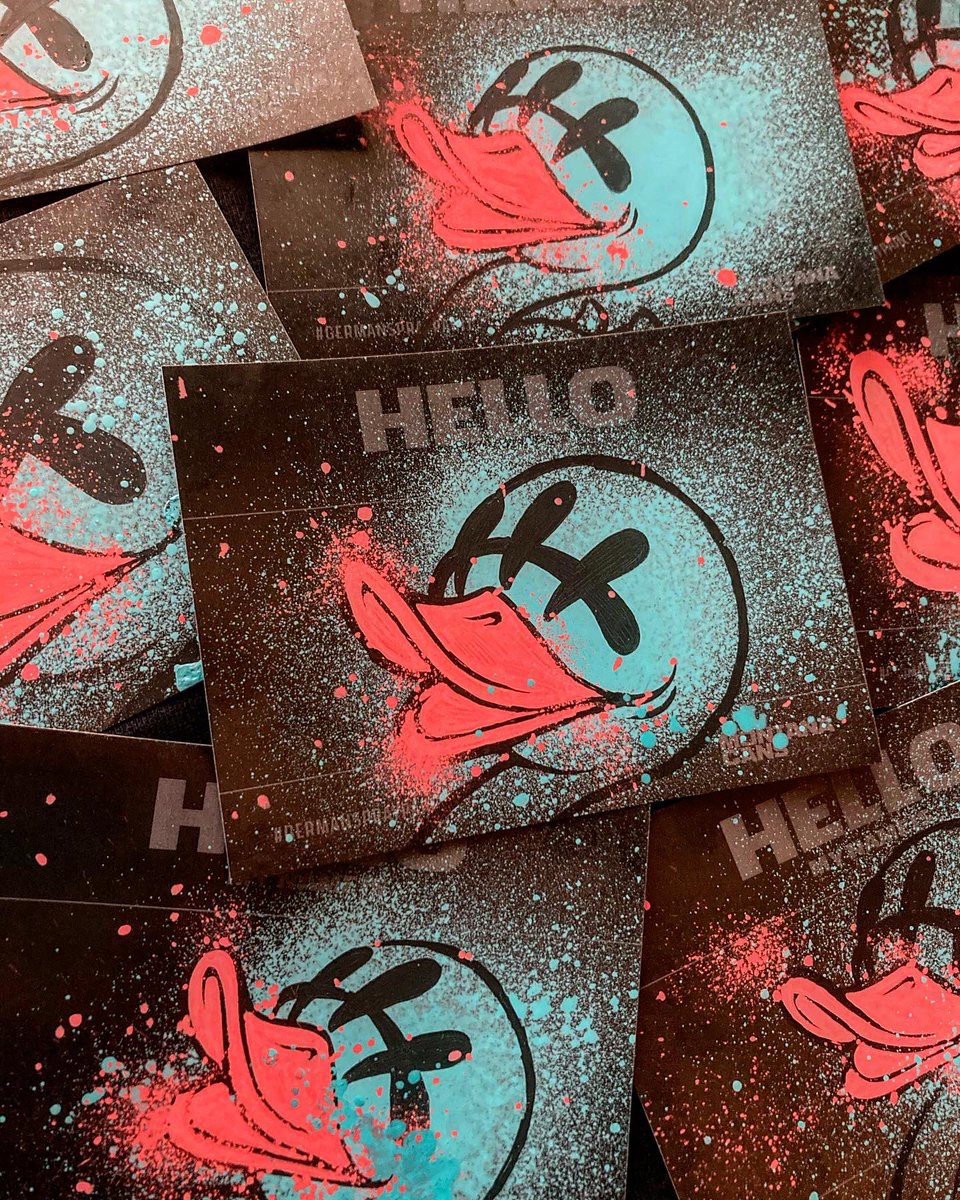 デザイン制作の休憩タイムはだいたいスラップタグ描いてるんだよねぇ〜😅

ポップアップショップ開催は<a href="/Tabooone/">TABOO1</a> 今月末の28日から31日迄
場所:ブロックハウスB1F
渋谷区神宮前6-12-9
14時〜19時
＊コロナ対策としてマクス着用でお願いします。こちらでマスク用意してありますので声かけて下さい👌