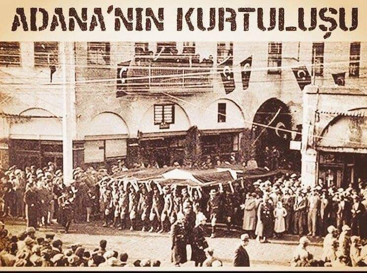 “Efendiler; bende bu vakayiin
ilk teşebbüs hissi bu memlekette,
bu güzel Adana'da vücut bulmuştur.”
#5OcakAdananınKurtulusu  
Adanamiz, kutlu olsun!