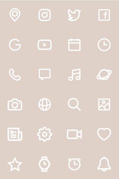 アプリポ Iphoneアイコン素材ダウンロードページ Ios16 無料 おしゃれでかわいいホーム画面を アプリポ