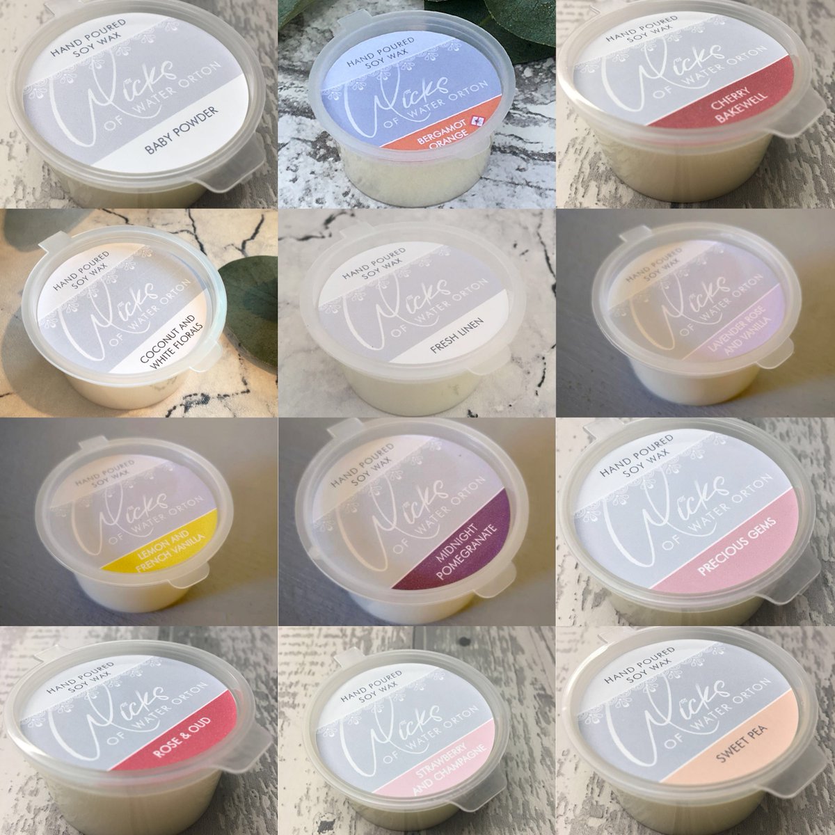 Wicks Of Water Orton - fragranced SOY wax tweet media