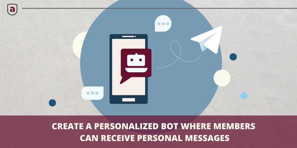 We create your own personalised communication bot where members can receive personalised messages and access to relevant information.

#AlumNet #bot #telegram #personalize #messages #information #create #community #alumni #association #supporterclub #charity #business #community