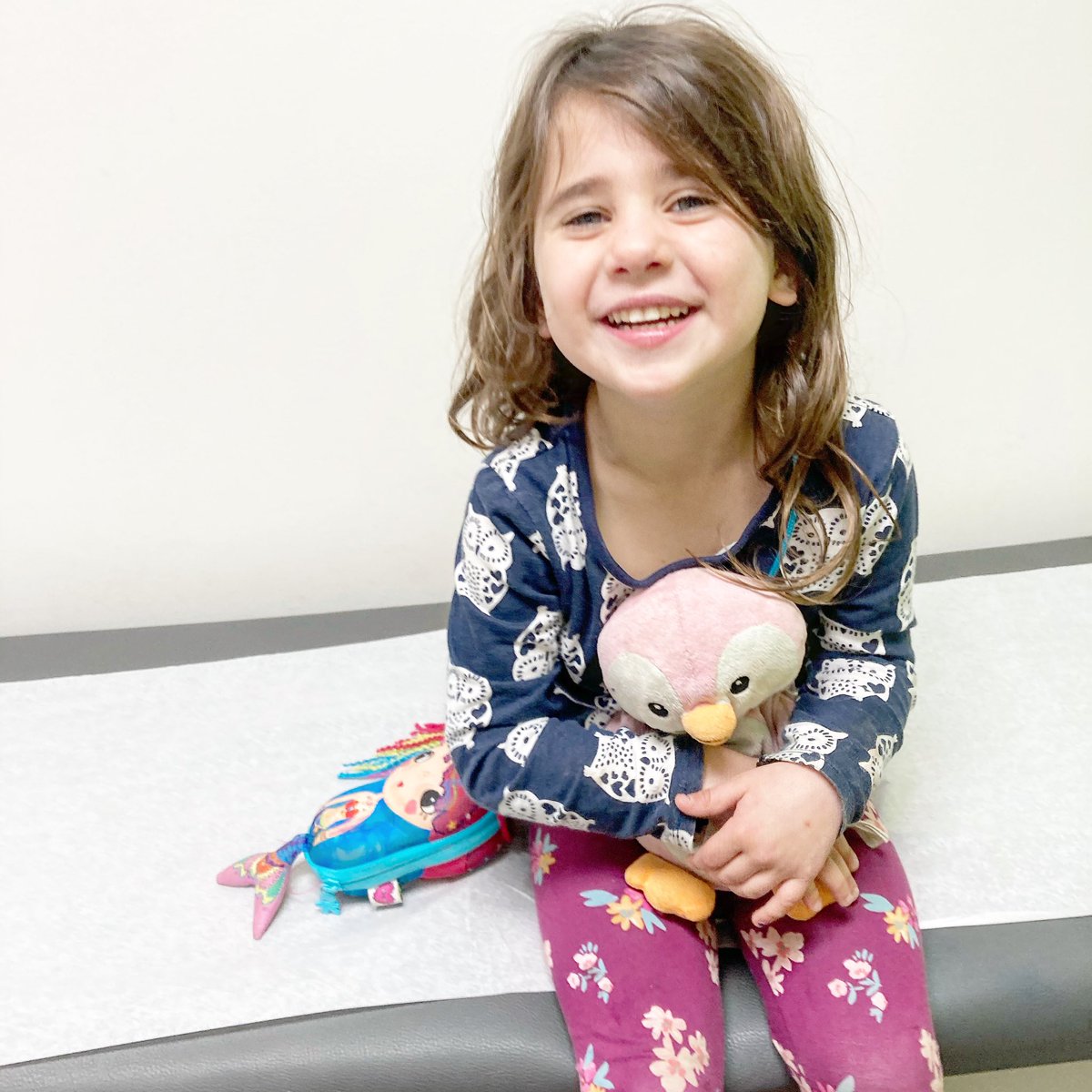 nicolascday's tweet photo. Lulu’s checkup went well - she is a perfectly healthy, pink penguin. Oh, also Mimi is good too. 

#dadlife #lovethisgirl #almostfive https://t.co/viLUqWp81c