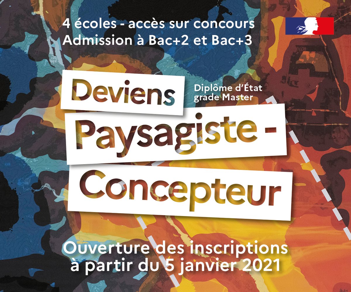 OUVERTURE DES #INSCRIPTIONS | #concours d'accès à la #formation menant au #Diplôme d’État de #Paysagiste par la voie de l'#admissionsurtitre.
Clôture le 7 février prochain.
👉En savoir plus sur la procédure d'inscription : 
 ecole-paysage.fr/site/formation…