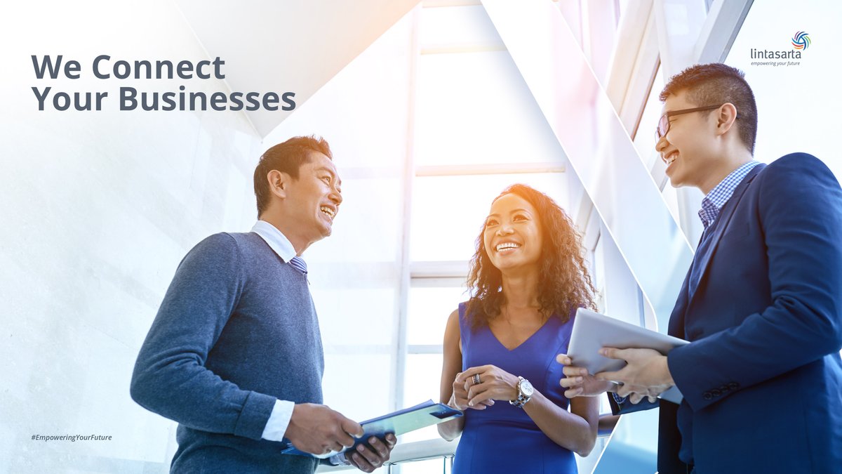 Lintasarta's tweet photo. Jadikan konektivitas bisnis yang efektif resolusi bisnis Anda di tahun 2021.
Hubungi Lintasarta hari ini untuk tahu caranya karena #WeConnectYourFuture!
#Lintasarta #EmpoweringYourFuture #ICTTotalSolutions https://t.co/4MqooOCX0V