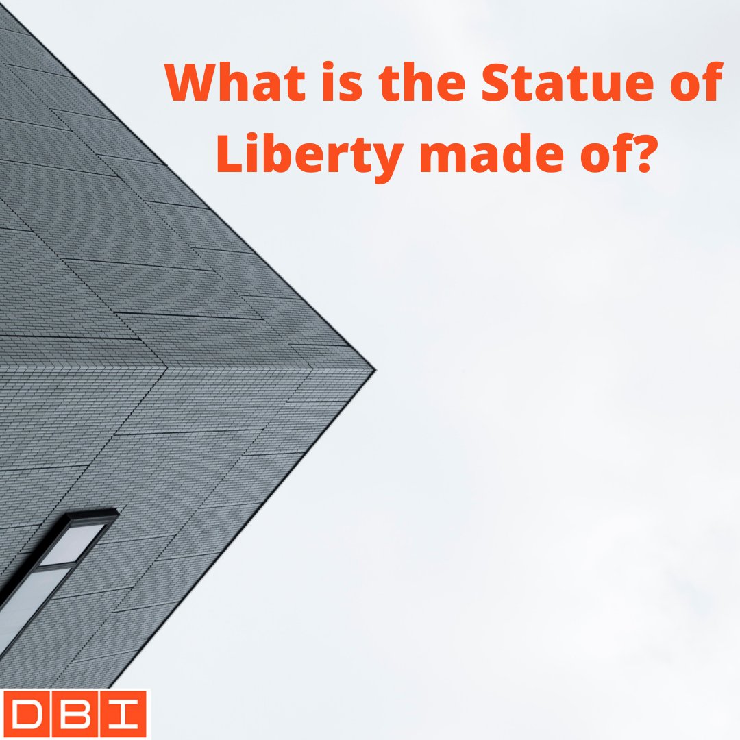 What is the Statue of Liberty made of? Check out our Instagram story to find out...

#triviatuesday #nyctrivia #construction #constructionconsulting #funfact
