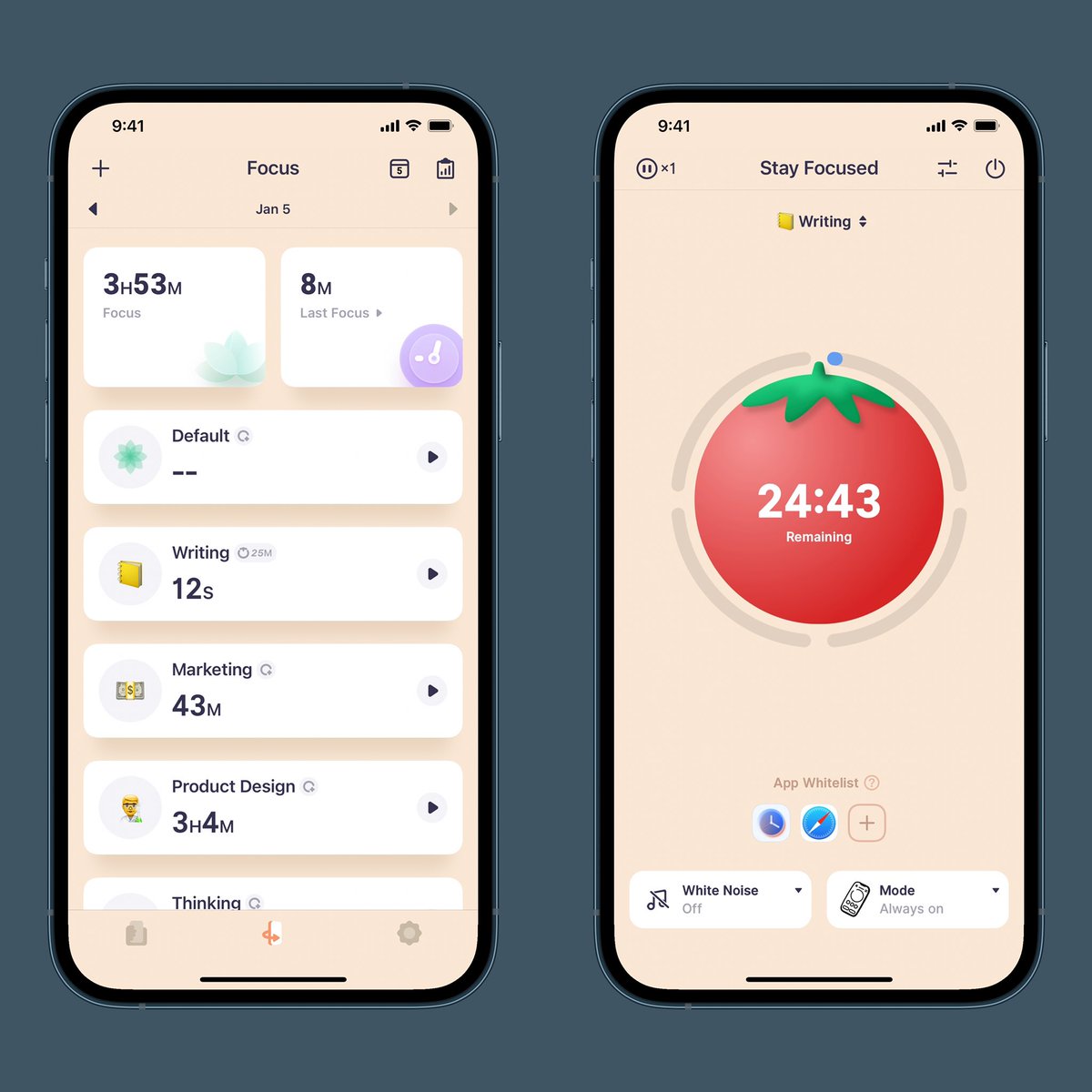 OffScreen_App's tweet image. Version 3.0 is now available. Starting from this version, we will optimize the focus feature, focus goals and progress are on the way.

Update now! offscreen.app