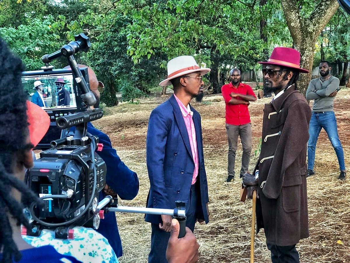 MainaOlwenya's tweet photo. Many blessings this year to y’all from Kingz. #actors #comingsoon #film #postproduction https://t.co/RC3EFEQvOb
