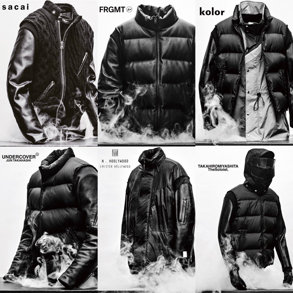 UNDERCOVER】設立30周年を記念し、Fragment、sacai、kolor
