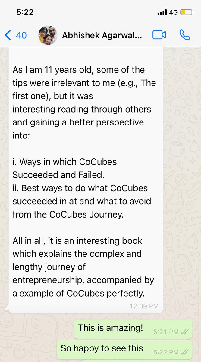 hsgrover's tweet photo. A 12 year old read the book and sent some feedback :-)

 #letsbuildacompany https://t.co/yBgiyQ68gW