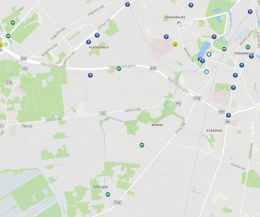 zxpower's tweet image. Jautājums maniem Geocaching sekotājiem, kam ir Premium. Vai bildē redzamajā reģionā (Mārupe un co.) ir kaut kas vairāk pieejams Premium memberiem?