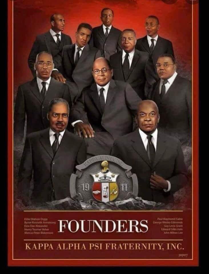 BNKappa's tweet photo. We are celebrating #110Years of Achievement! Happy Founders Day Brothers! #J5 #ΚΑΨ #φνπ https://t.co/LNibeMe9nL