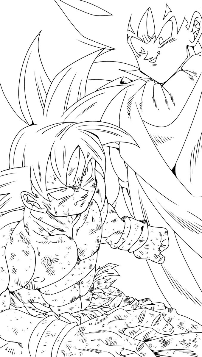 ドラゴンボール 簡単に描き過ぎたかもしれない ターレスと悟空だよ きなこもち 有償依頼募集中dmまで の漫画 ドラゴンボール 簡単に描き過ぎたかもしれない ターレスと悟空だよ きなこもち 有償依頼募集中dmまで の漫画