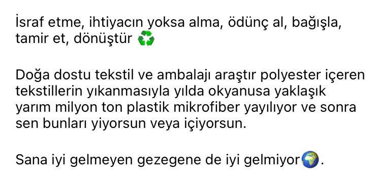 theipekerdem's tweet photo. İsraf etme, ihtiyacın yoksa alma, ödünç al, bağışla, tamir et, dönüştür, evde yemek yap... 
İsraf ettirtme, aldırma, özendirme!
#suyunasahipçık #dünyanaiyibak #kendineiyibak https://t.co/HUBtA98UTN