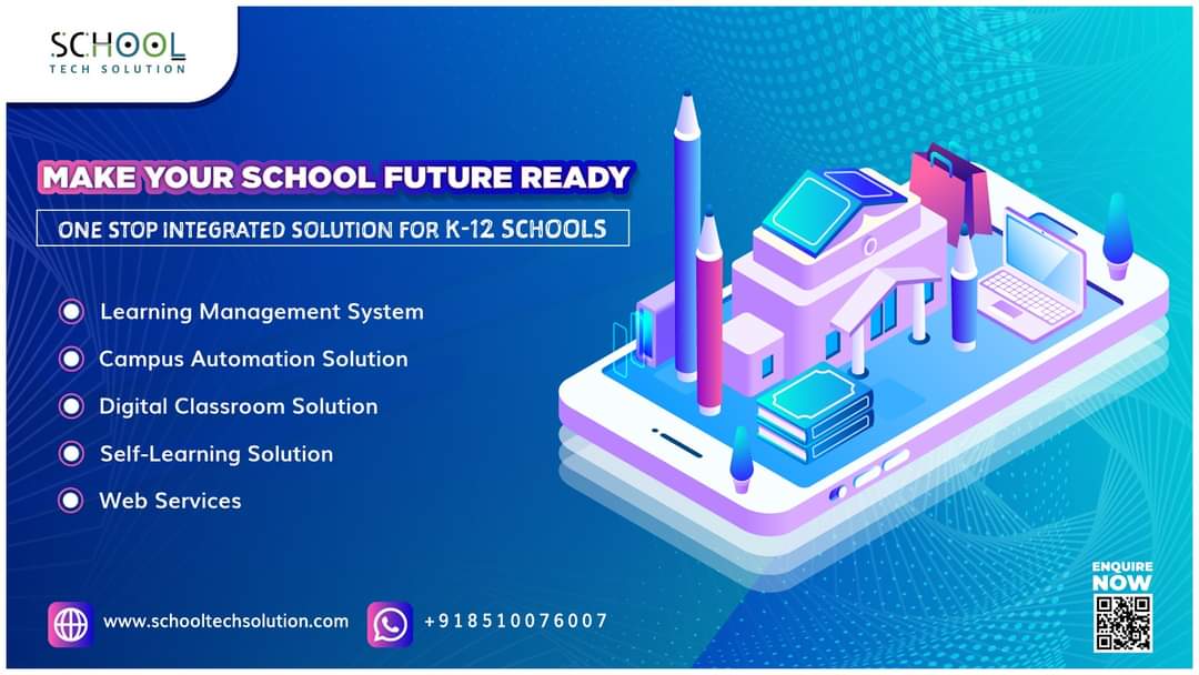 SchoolTechSol's tweet photo. Make Your School Future Ready with @SchoolTechSol
Call @ +9185 1007 6007
Visit @ https://t.co/hJrfuIMYwP
#makeyourschoolfutureready #schooltechsolution #schoolmanagementsolutions #onstopsolutions #educationalsolutions #educationmanagedservices #digitalclassroomsolutions https://t.co/u86exoDdVu