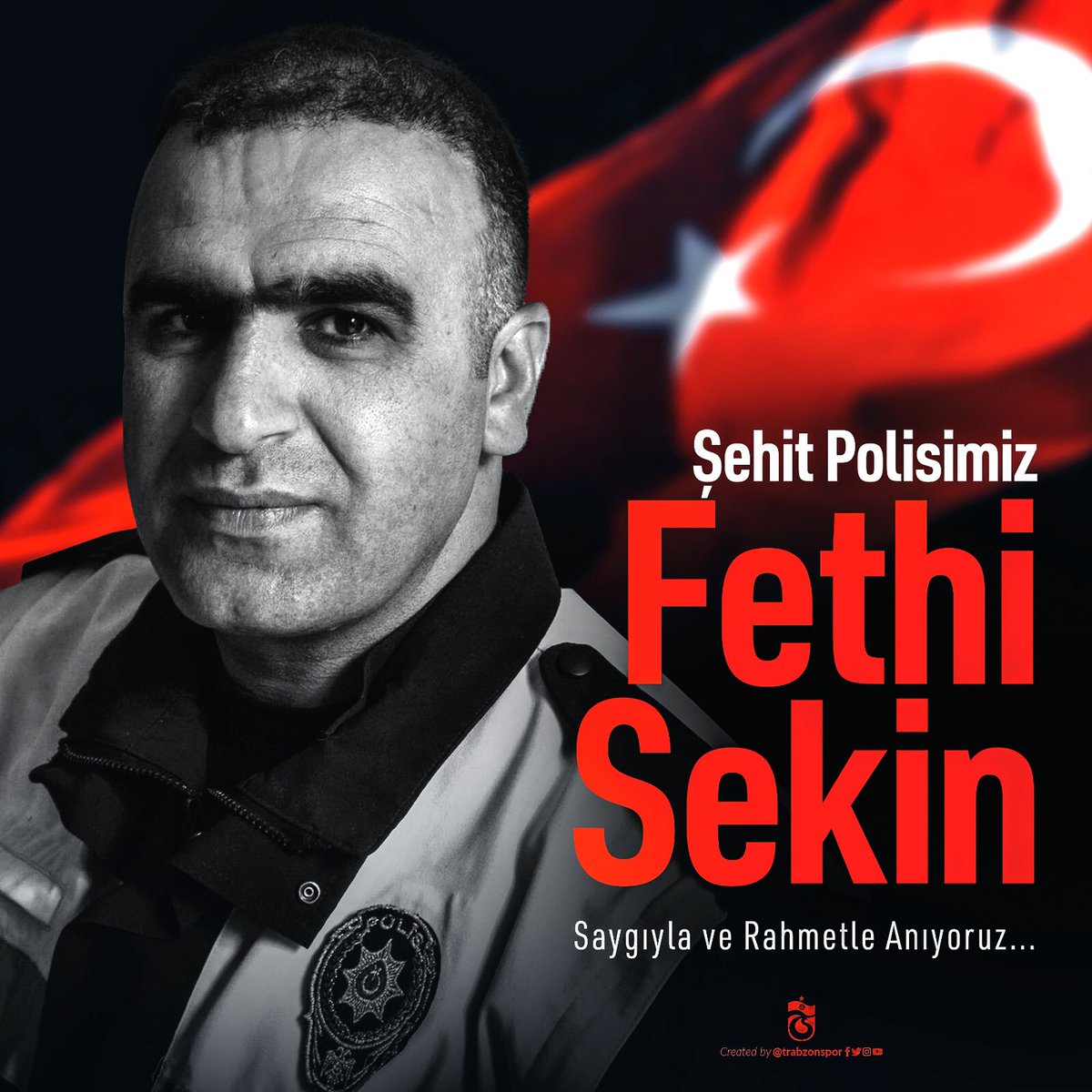 Dört yıl önce bugün, teröristlere karşı kahramanca mücadelesi sırasında şehit düşen polis memurumuz Fethi Sekin’i rahmet ve minnetle anıyoruz. #VatanSizeMinnettar