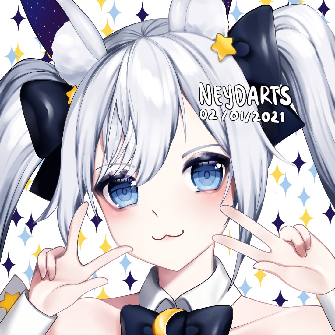 Commission for <a href="/nyxhoshizuki/">Nyx✨🐰Upcoming Vtuber</a>🐰⭐️
