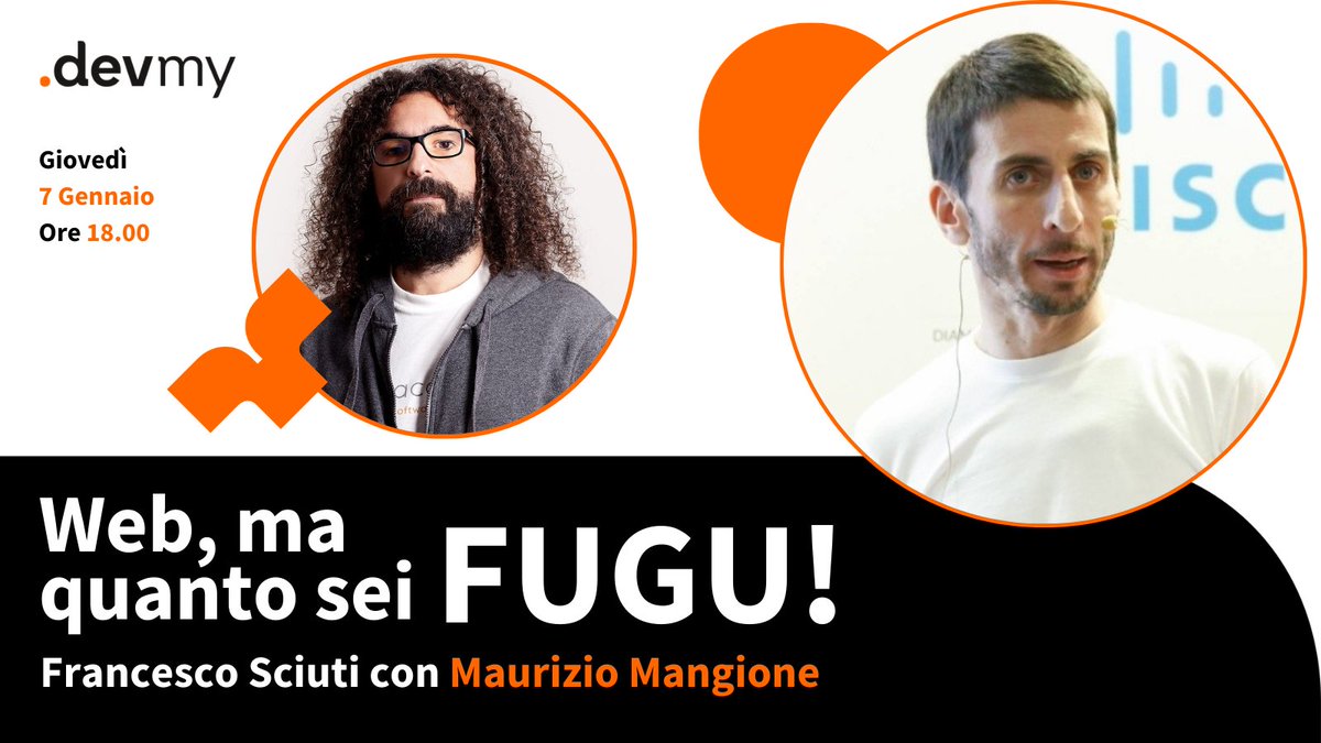 DevmyFactory's tweet image. Ripartiamo alla grande dopo le vacanze natalizie con un&apos;interessantissima live sul #webdevelopment, standard ES, project #FUGU e forse anche del Death Metal! 😁

Vi aspettiamo giovedì 7 alle 18.00 con @granze (Developer Advocate at DAZN) 👉 youtu.be/xu1HhSDODKU