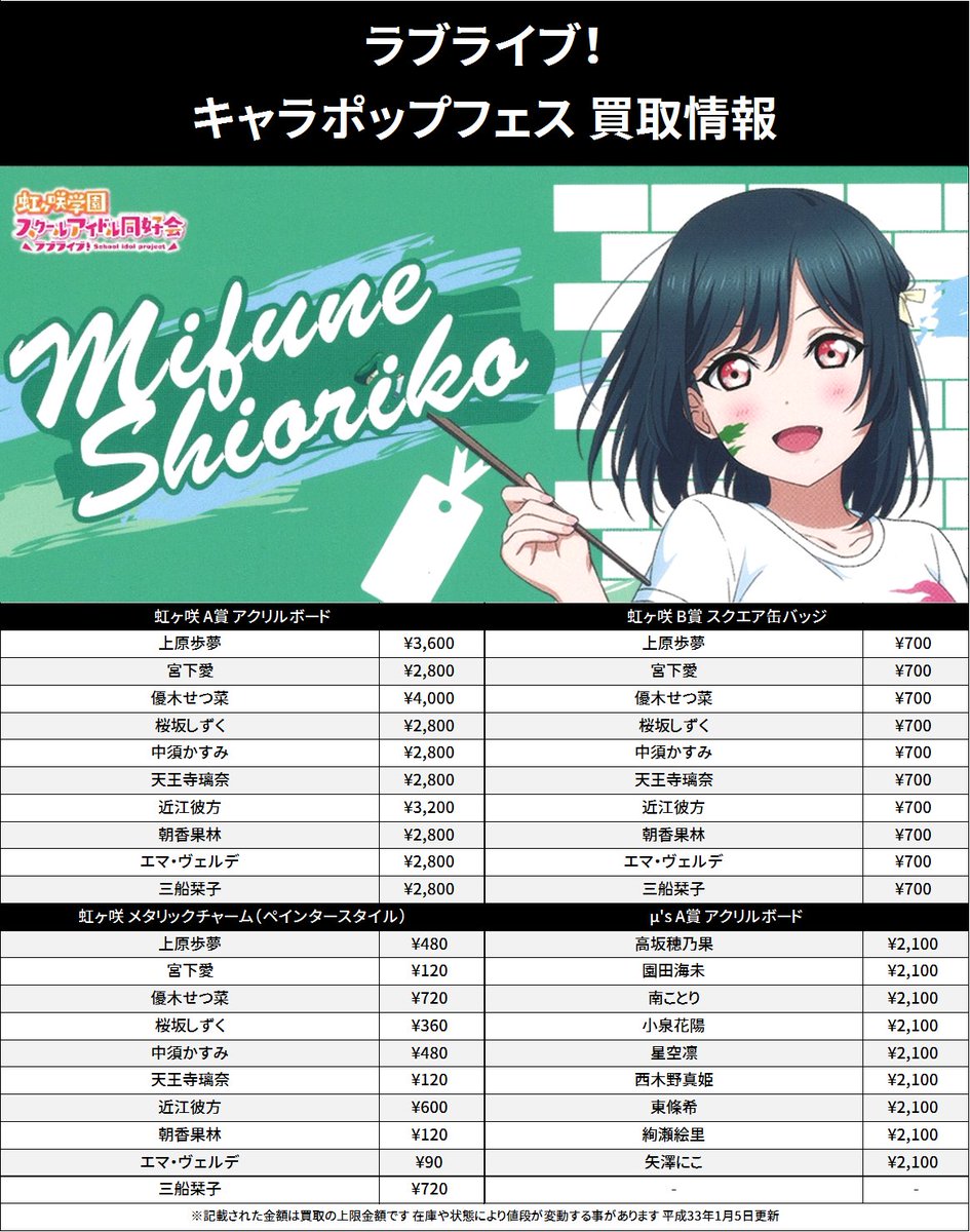 ラブライブ！キャラポップフェス スクエア缶バッジ ラブライブ！キャラポップフェス スクエア缶バッジ 今年も「ラブ