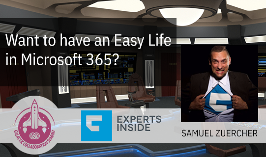 collabsummit's tweet photo. The whole World is deploying #MicrosoftTeams. Learn more about EasyLife365 from
@sharepointszu founder of @ExpertsInside: "Want to have an Easy Life in Microsoft 365?"
Log in and watch live stream.
https://t.co/VI6NHx1SdO
#GalacticSummit
#CollabSummit
#CommunityRocks https://t.co/7tBDd5wCRU
