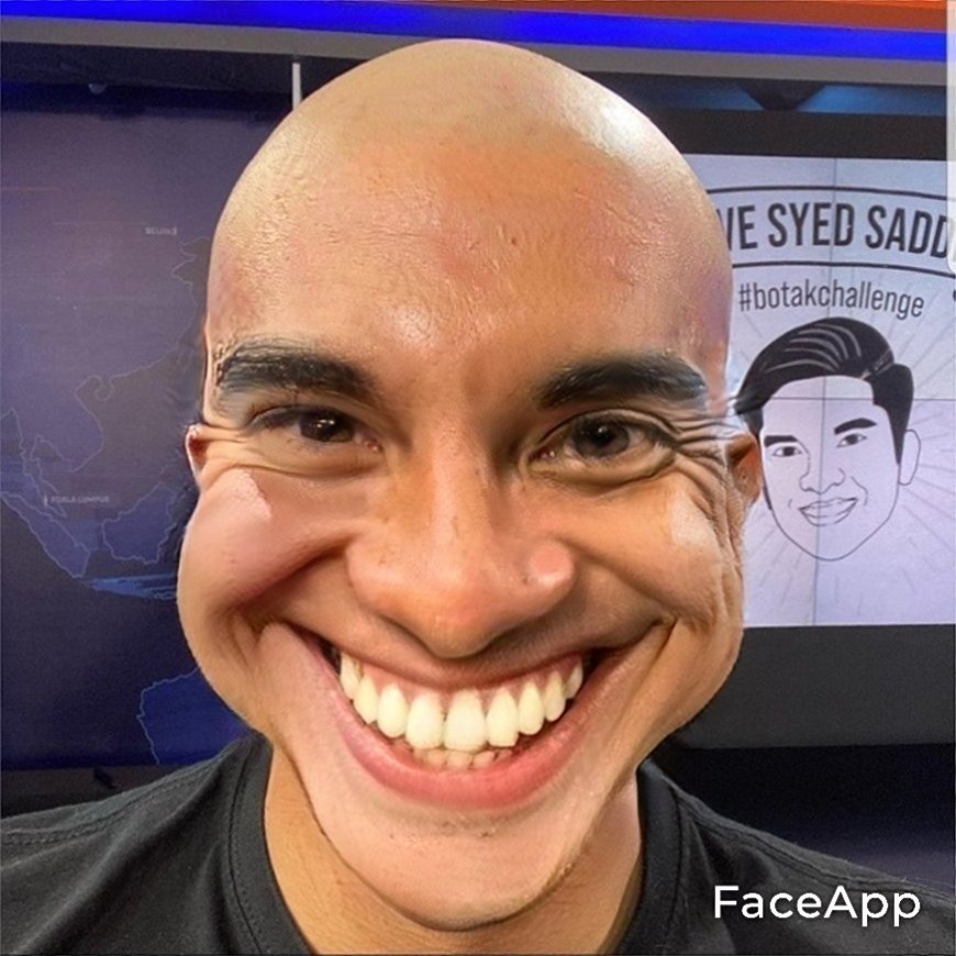 ActuallyKairo's tweet image. When the botak is sus! 😳#botakchallenge #NewProfilePic