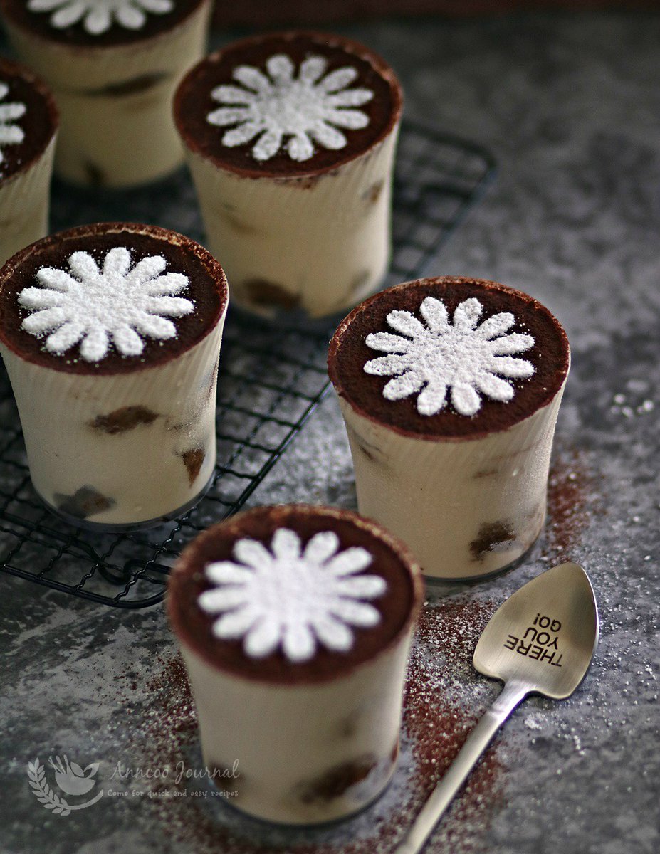 Anncoo's tweet photo. Tiramisu Cups ~ egg-free, light and rich, and you’ll definitely enjoy every spoonful of this delicious dessert that simply melts in your mouth.
Recipe ~ https://t.co/bOGR1tiPrV https://t.co/TCJpWUwuQS