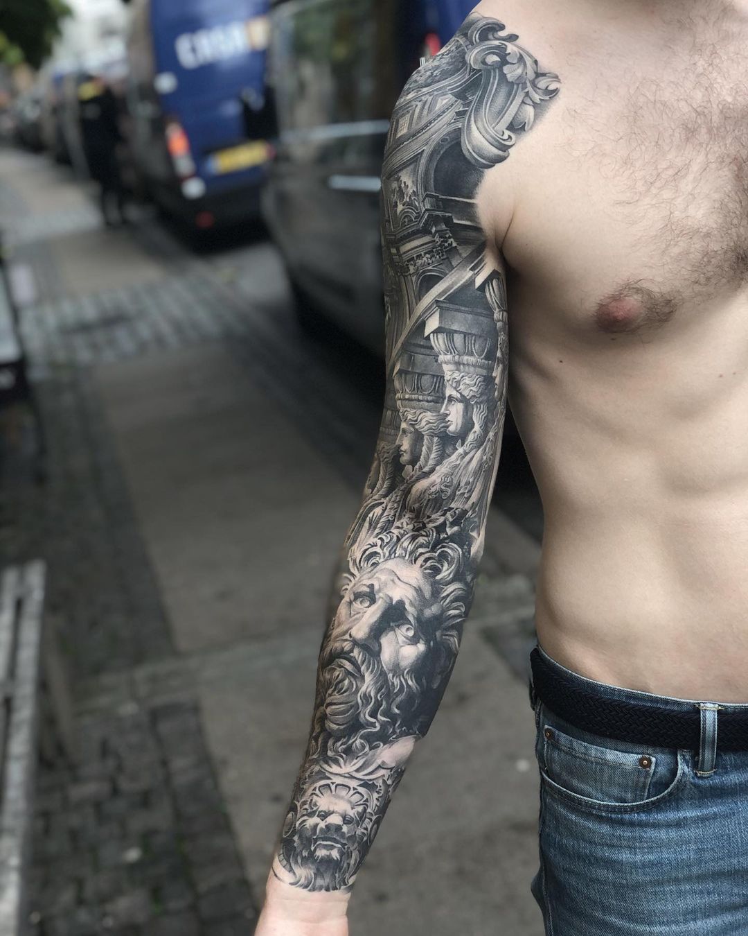 Japanese neotraditional  black and grey tattoo artists  rtattoo