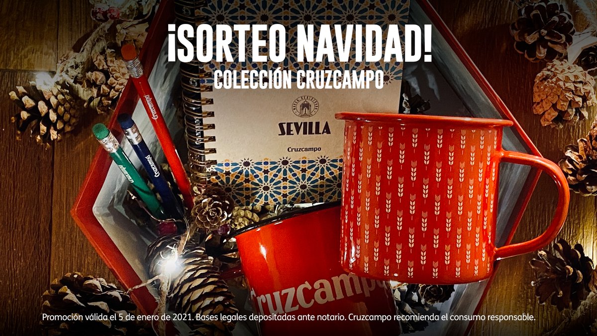 No tengo ni oro, ni incienso… pero sí ¡UN PACK DE LA COLECCIÓN CRUZCAMPO! Que voy a sortear entre todos los que hagáis RT a este tweet. Me gustaría que os volvieseis a levantar mañana con la ilusión de antaño.