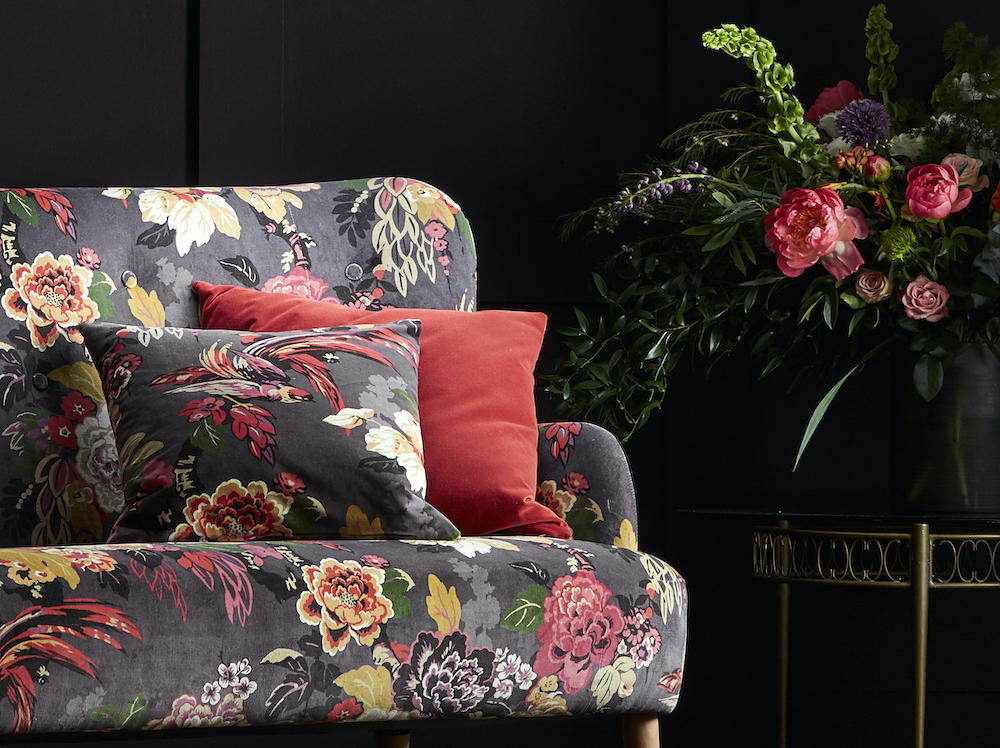 Exotic Bird and Floral Pattern Grand Floral Velvet Fabric in the Mulberry Colour, £78 from The Design Archives
homegirllondon.com/snug-cottageco…
#thedesignarchives
#cottagecore #floralfabric #floraldesign