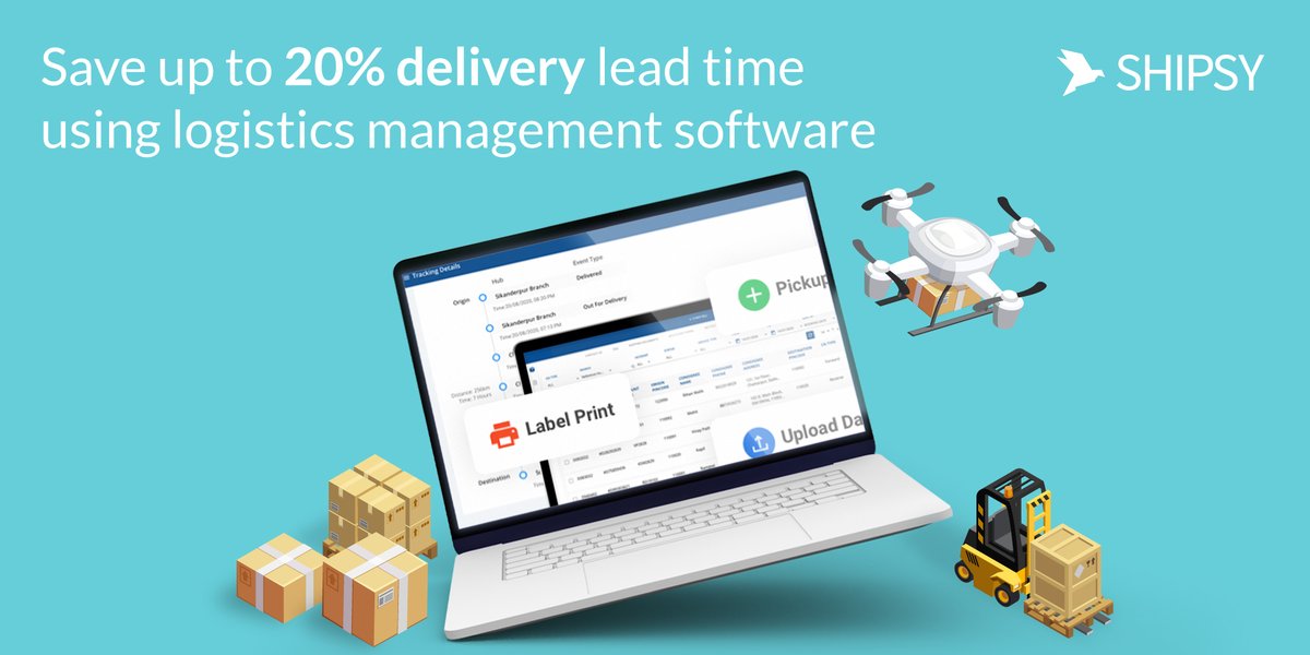 Shipsy_AI's tweet image. Minimize the delivery time and also ensure on-time deliveries while saving significantly on the total logistics costs by using #Shipsy's #logisticsmanagementsoftware. Click the link to request demo- rb.gy/yedbbp #logisticsmanagementsystem #logisticssoftware #LMS