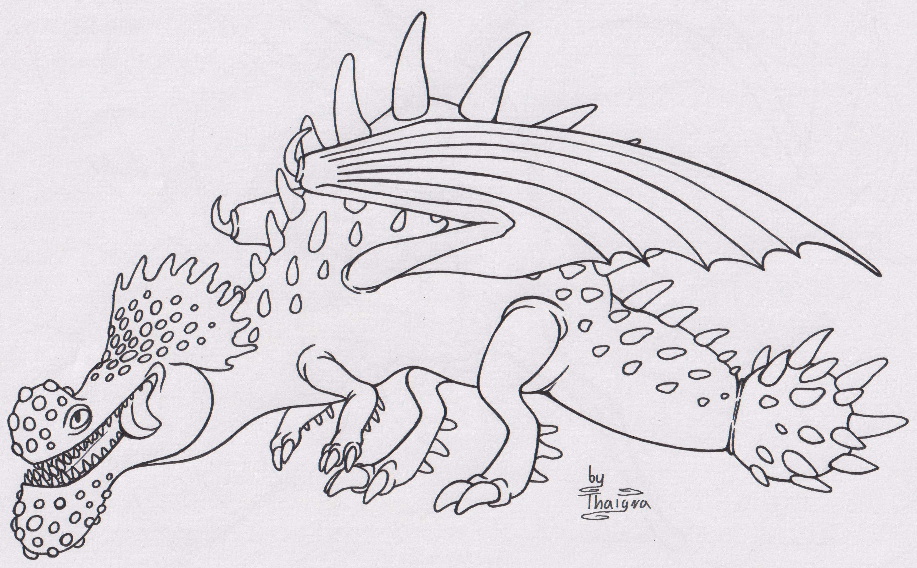 How To Train Your Dragon Scauldron Coloring Pages