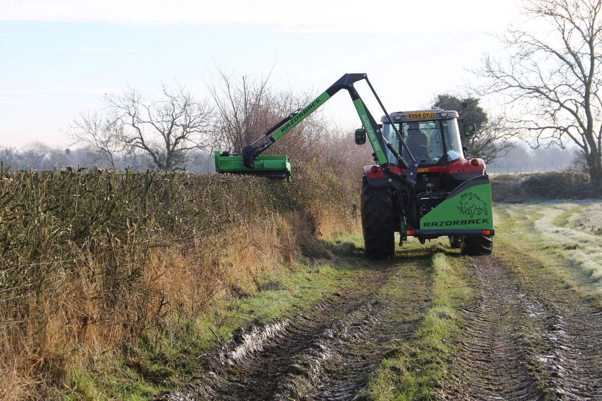 Razorback_UK's tweet photo. Looking to upgrade your current hedgecutter? Get in touch with our team to discuss how the Auto-Level Series could meet your needs on 01905 347347 #TheRazorbackWay https://t.co/3K6WV7b9fK