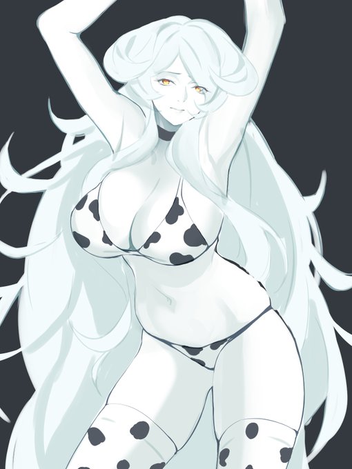 戦艦仏棲姫 牛ビキニmodeらくがき 