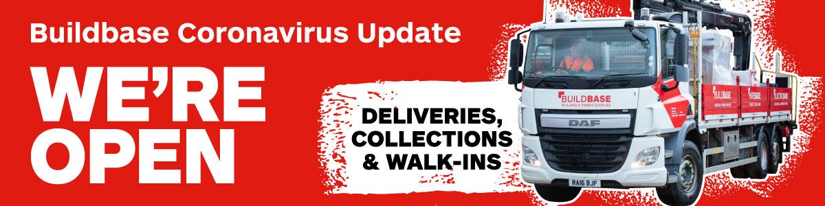 As a business essential to the maintenance of homes, infrastructure and public sector buildings, we remain open to support our customers at this time. Please continue to follow Covid safety restrictions in place at our branches. Find out more at-buff.ly/2WxF8VY