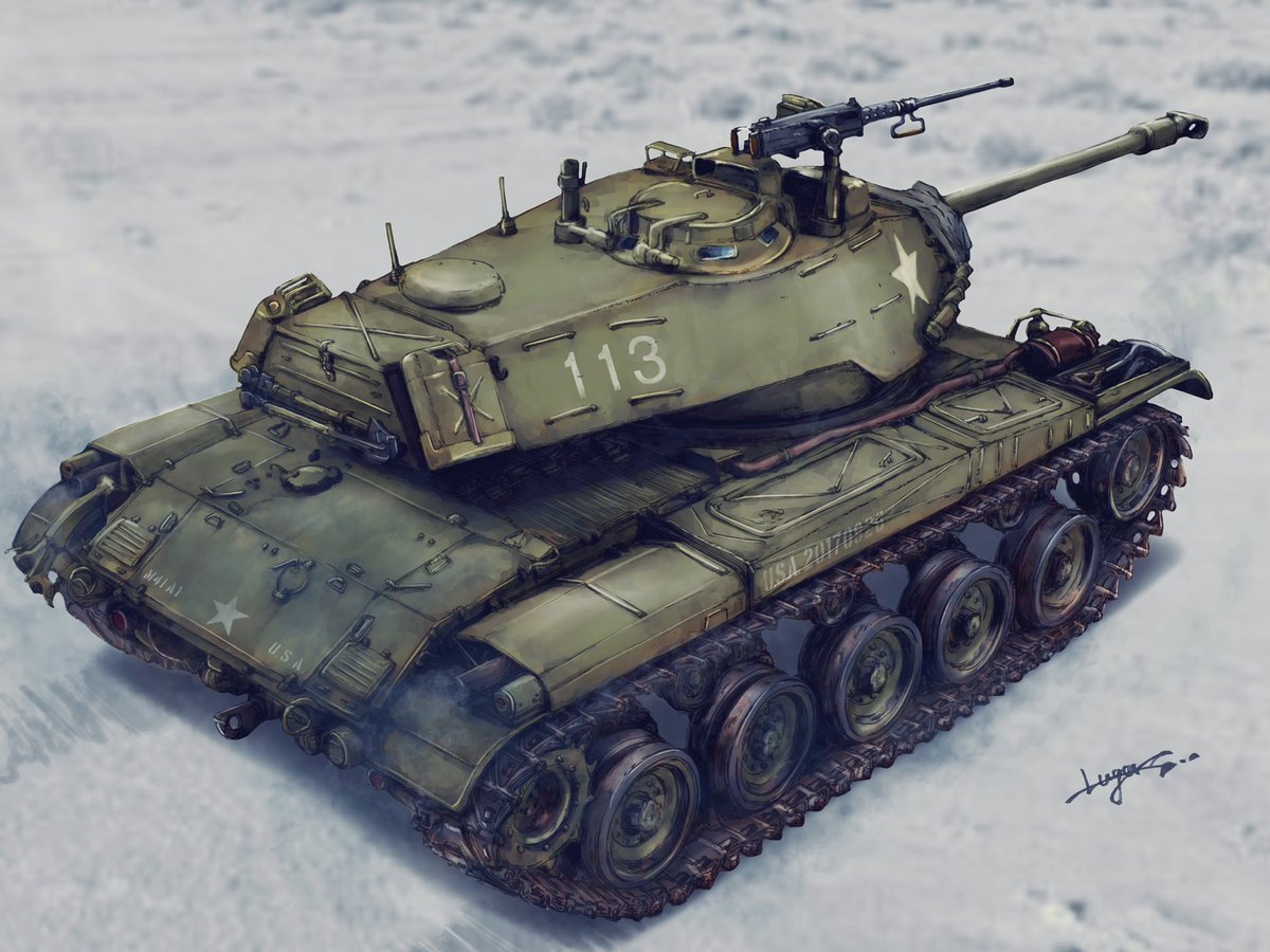 「M41 Walker Bulldog

アメリカの戦車でかなり好きなやつ〜♪
こ」|鬼ルガSのイラスト