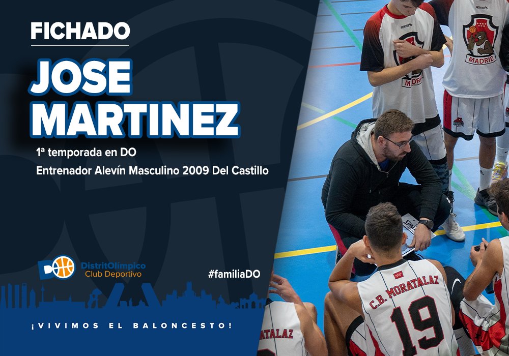 DistritOlimpico's tweet photo. Primera temporada con nosotros, intensidad, iniciativa y experiencia en la categoría! Bienvenido Jose!
#familiaDO https://t.co/KUCvZSmxbu