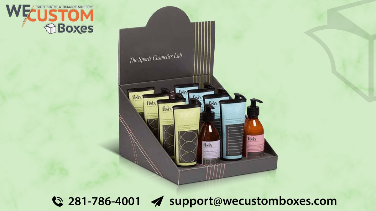 wecustomboxes's tweet image. We offer Display Boxes available in various sizes and in a wide range of colors and designs.
Order Now-bit.ly/3s5bmoO
Contact Us: 1 281-786-4001
#displaybox #displayboxpackaging #customdisplaybox #boxpackaing #packaging #custombox #cardboardbox #productbox #retailboxes