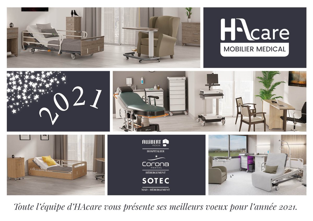 HACaregroup's tweet photo. Meilleurs vœux pour l'année 2021 ! 🎉

L'équipe @HACaregroup vous remercie pour votre soutien et vous présente ses meilleurs vœux. 

Que cette année vous apporte la santé, les succès et les bonheurs dont nous avons tous besoin ! 

#madeinfrance #santé #soins #vœux2021 https://t.co/nvxE0S7GQ6